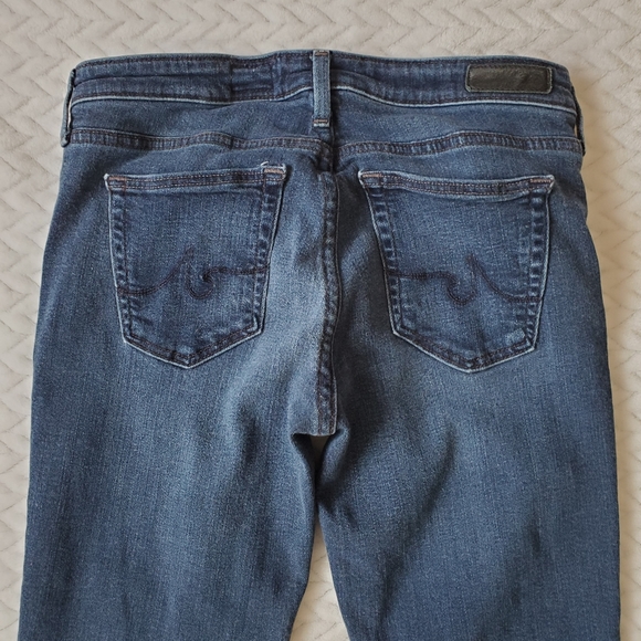 AG Adriano Goldschmied The Stilt Cigarette Leg Blue Jeans Size 27R - Picture 10 of 13